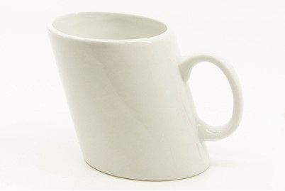 Viva decor, Tasse Pisa 2 schräg, weiss 0.25 l, 