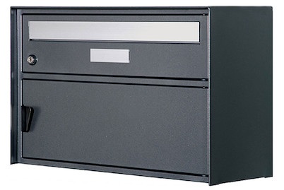 Huber, Briefkasten Grächen antrazit, Huber Briefkasten Grächen Anthrazit | 31 × 41.8 × 30.3 cm