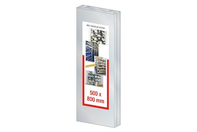 Weitere, Megobully 800x500mm, Megobully Profi-Steckregal | 80 × 50 cm | 2 Tablare