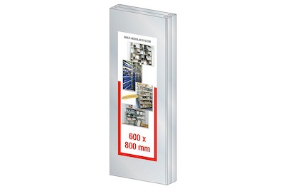 Weitere, Megobully 800x600mm, Megobully Profi-Steckregal | 80 × 60 cm | 2 Tablare