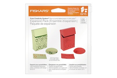 Fiskars, Large Design Plate Expansion Pack, Treat, Fiskars Large Design Plate Expansion Pack Treatbox | 2 Stück