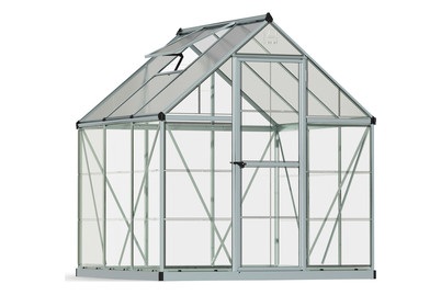 PALRAM, PALRAM Gewächshaus HYBRID, Palram Gewächshaus Hybrid Silber | 2 × 2