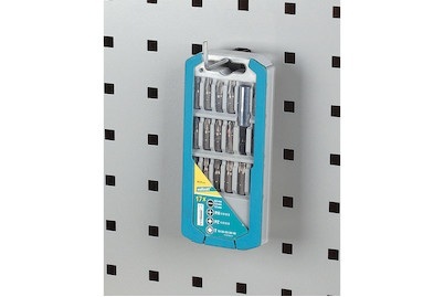 Wolfcraft, WOLFCRAFT 10 Lochwand-Einzelhaken, Wolfcraft Halterung 60 mm, 10 Stück