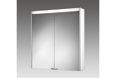 JOKEY, Jokey Spiegelschrank Dekoralu alu-weiss, Jokey Spiegelschrank Dekoralu Weiss | 66 × 72 cm