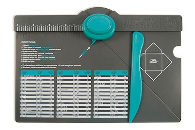 Rayher, Envelope Punch Board, Rayher Envelope Punch Board Grau