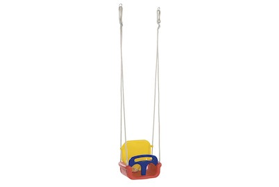 Weitere, Babysitz verstellbar rot/gelb, Babysitz Kleinkinder Schaukel Verstellbar | 47 × 46 cm