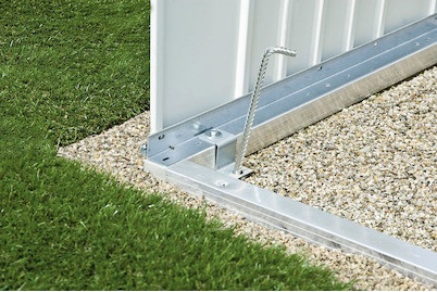 Biohort, Biohort Bodenrahmen für Geräteschrank 150, Biohort Bodenrahmen Silber