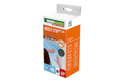 Windhager, WINDHAGER Fliegengitter PLUS, Windhager Fliegengitter Standard für Fenster - anthrazit