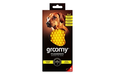 groomy, groomy dog - Kurzhaar, Groomy Kurzhaar Silikon Bürste Hund