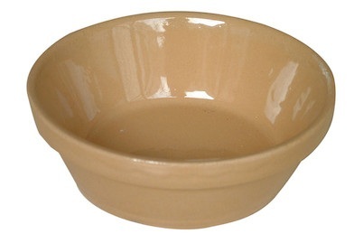 swisspet, Keramik Kegel Napf beige D=12/9cm H=4cm, Kegel-Napf aus Keramik flach beige