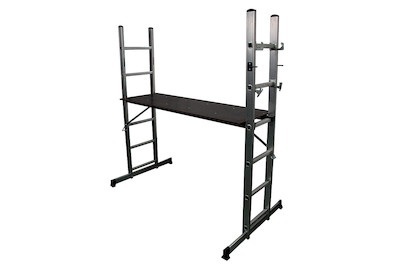 Merox, Merox Aluminium Plattform Leiter, Merox Aluminium Plattform-Leiter | 150 kg | 159 × 85 × 168 cm