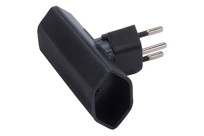 Steko Connect, Abzweigstecker 2xT13, drehbar, Steko Connect Abzweigstecker Drehbar | 2 × Typ 13