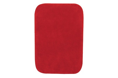 Qualité&Prix, Coop Badezimmer-Tep.Alpha 50x80cm red, Qualité & Prix Badteppich Alpha Rot | 50 × 80 cm