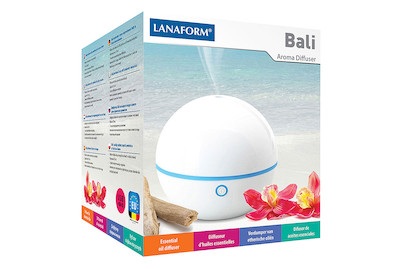Lanaform, Lanaform - Bali Diffusor, Lanaform Aroma-Duftzerstäuber Bali | 14.5 × 12 cm