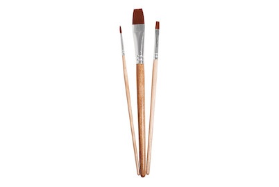 Rayher, Pinselset Hobby, Rayher Pinselset Deco-Metall | 3 Stück