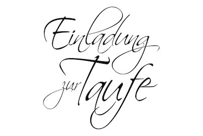 Rayher, H.- Stempel Einladung zur Taufe, Rayher Holzstempel Einladung zur Taufe | 6 × 6 cm