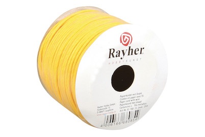 Rayher, Papierkordel mit Draht, 