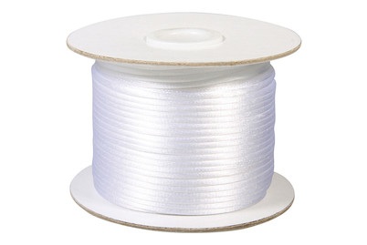 Rayher, Satinkordel, Rayher Satinkordel Weiss | ? 2 mm | 50 m