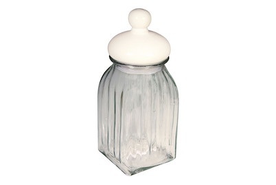 Rayher, Vorratsglas mit Keramikdeckel, 