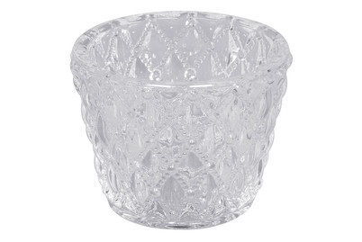 Rayher, Glas Gefäß für Teelicht, 
