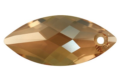 Rayher, Swarovski-Kristallschliff-Anhänger, Rayher Swarovski Kristallschliff Anhänger Navette | 3 × 1.5 cm