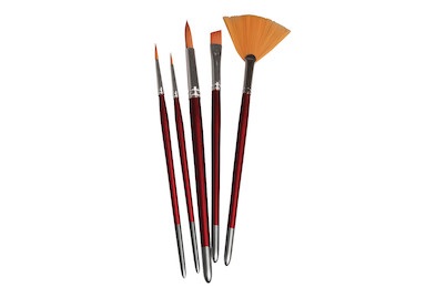 Rayher, Pinselset Hobby Kreativ sortiert 5 Stk., Pinselset Hobby Kreativ FSC 5 Stk.