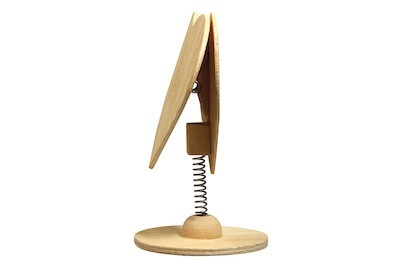 Rayher, Holz Ständer Herz, Rayher Holz-Ständer Herz mit Clip | 10.5 × 8 × 7.4 cm