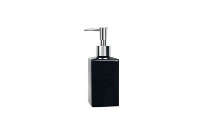 Spirella, SPIRELLA Seifenspender QUADRO, Spirella Seifenspender Quadro Schwarz | 17.5 × 6.5 × 6.5 cm
