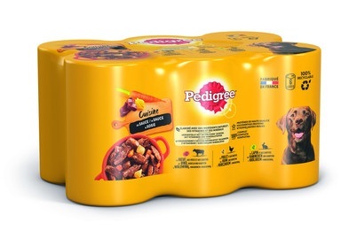 Pedigree, Pedigree Saftiges Hundefutter in Sauce assortiert 6x400g, Pedigree PED Rind, Huhn, Kaninchen 6x400g
