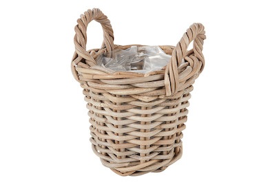 Home&More, Home and More Korb bepflanzbar Bronte Ø16 cm, Home and More Korb Bronte Natur | ? 16 cm