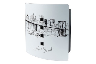 Burg-Wächter, Burg Wächter Schlüsselkasten 6204/10 Ni Skyline NY 38910 Anzahl Haken 10, 