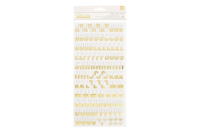 Rayher, Chipboard Stickers Hello Love Alphabet 242 Stück, 