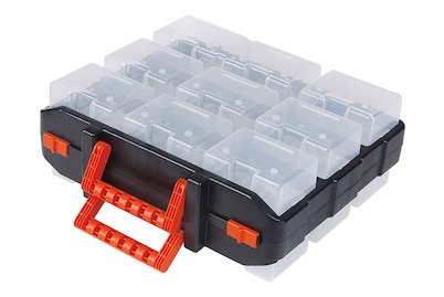 TACTIX, Tactix Organizer zweiseitig 34x31x31, Tactix Organizer Zweiseitig | 13 × 34 × 31 cm