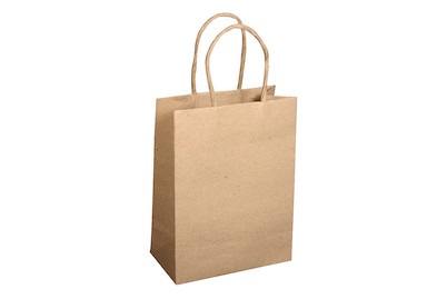 Rayher, Papier-Tasche mit Henkel, FSC 100%, natu, 