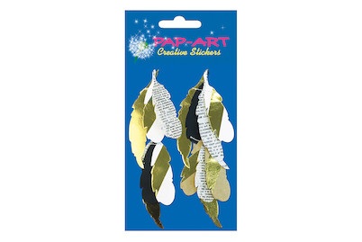 Pap-Art, Pap-Art Handmade-Sticker Federn, 