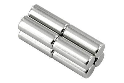 Weitere, Stabmagnet N35 8 Stk. 4x10 mm, Stabmagnete Vernickelt | 4 × 10 mm | 8 Stück