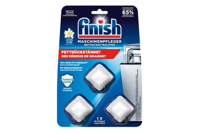 Finish Calgonit, Finish Maschinenpfleger Tabs 3 Stück, FINISH Maschinenpfleger 3208149 3 Tabs