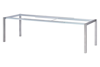 Ellems, Auszugtisch Cadiz gross Edelstahl, Ellems Ausziehtisch-Gestell Stettin Edelstahl | 200/260 x 90 x 73 cm