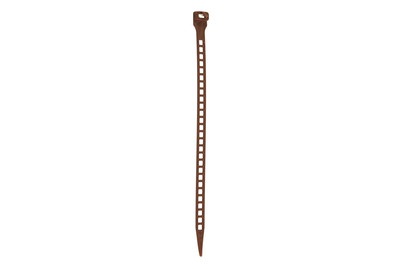 undefined, Sichtschutz Befestigungsschlaufen, Videx Befestigungsschlaufen Braun | 16 cm | 25 Stück