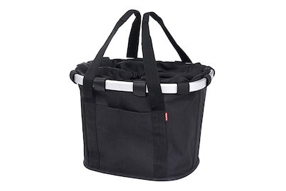 Klick-fix, Klick-fix Korb Bikebasket schwarz, Klick-fix Bikebasket Velokorb Textil | 35 × 28 × 26 cm