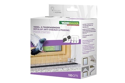 Windhager, Windhager Vogel- und Taubena. Flexi-C., Windhager Vogel- und Taubenabwehr Flexi-Click - Schwarz -