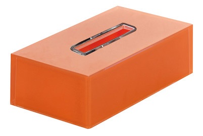 Diaqua, Papiertuchspender Rainbow orange, DiAqua Papiertuchspender Rainbow Orange | 7.5 × 13.5 × 25 cm