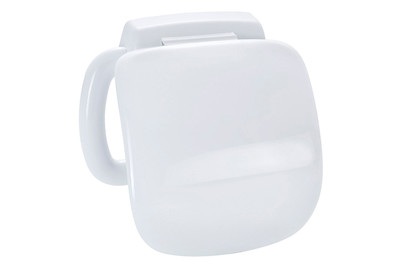 Diaqua, LAGUNA WC-Papierhalter mit Deckel weiss, DiAqua Laguna WC-Papierhalter mit Deckel Weiss | 15.5 × 6 × 14.5 cm