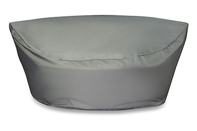 Beliani, Regenschutz für Sonneninsel SYLT LUX 170, Beliani - Regenschutzhülle aus PVC CHUVA, One Size, Taubengrau