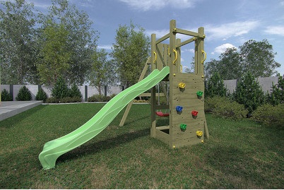 Fungoo, Spielturm F3 mit Sandkasten und Schaukel, 