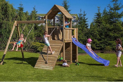 Fungoo, Spielturm mit Rutsche C3, 