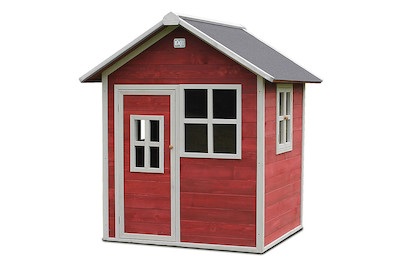 Weitere, EXIT Kinderspielhaus Loft 100 rot, Exit Spielhaus Kinder Loft 100 Rot | 160 × 140.5 × 149 cm