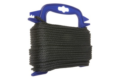 MEISTER, MEISTER SEIL POLYESTER, Seil Polyester Schwarz | ? 4 mm | max. 200 kg