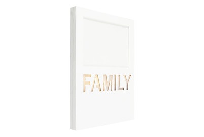 undefined, Foto-Rahmen beleuchtet, Glorex Foto-Rahmen Family mit Licht | 23 × 18 × 2 cm