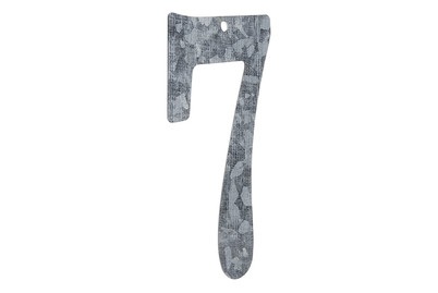 GLOREX, Metall Zahl verzinkt 7 12x0,1cm, Glorex Metall-Zahl Verzinkt | 12 × 0.1 cm